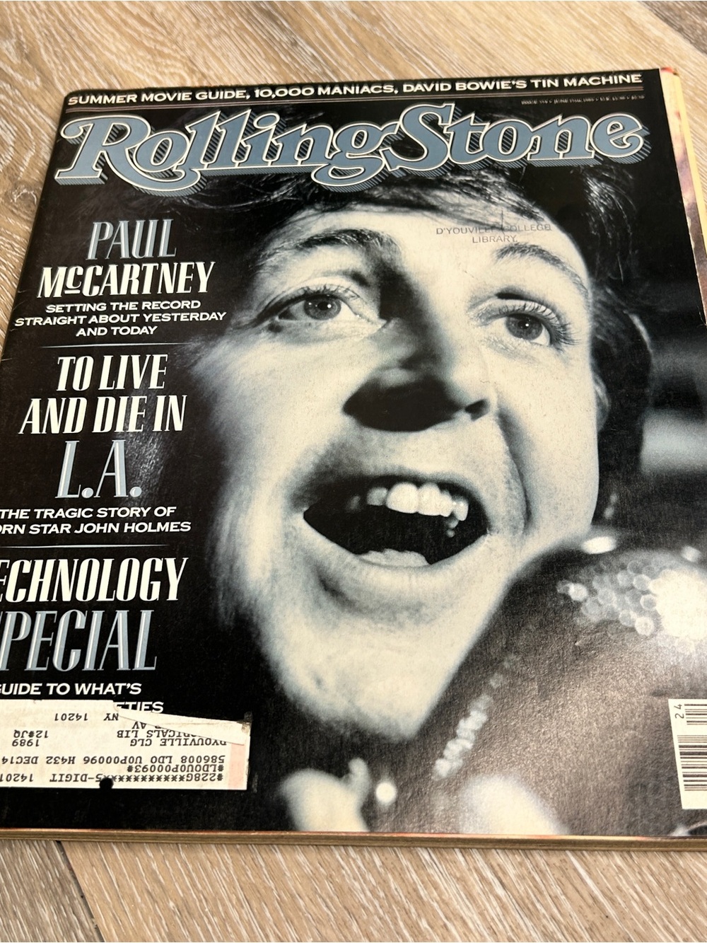 Vintage Rolling Stone Magazine Issue 554 (1989) – Paul McCartney Cover